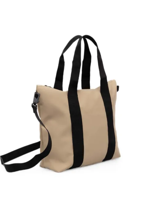 Rains mini logo-puller tote bag Neutrals 1416024