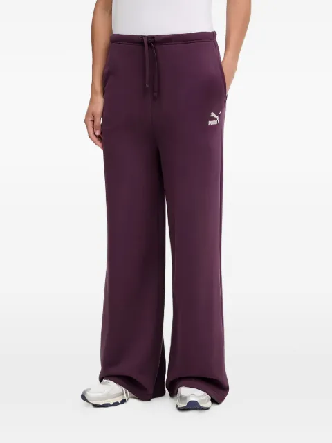 PUMA drawstring wide-leg trousers Purple 624235