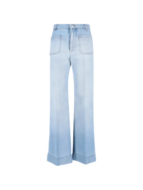 Victoria Beckham patch-pocket jeans Blue 1126DJE007252CR