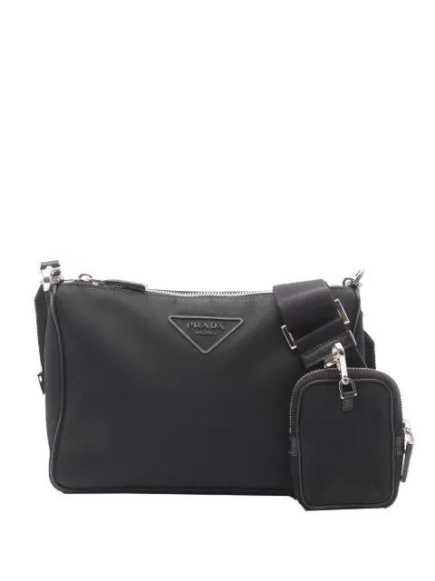 Prada Pre-Owned 2010-2025 Tessuto Crossbody Bag shoulder bag Black XV3W2FMGW3L2JKK2