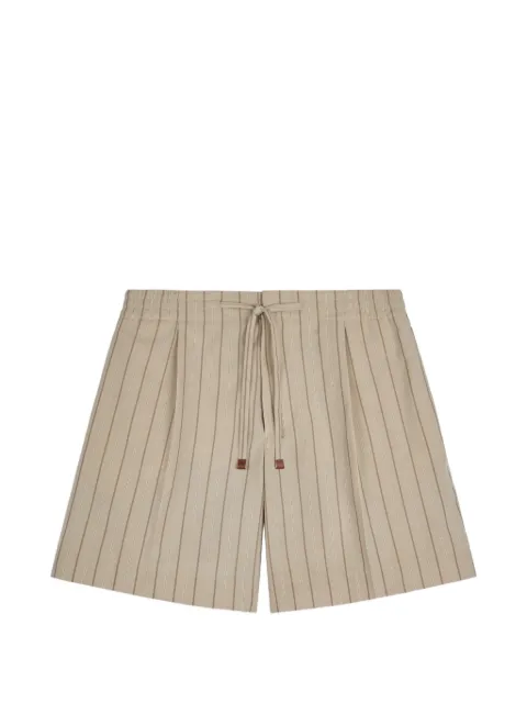 Tod's short in striped silk Neutrals X3M84524430ZAQ