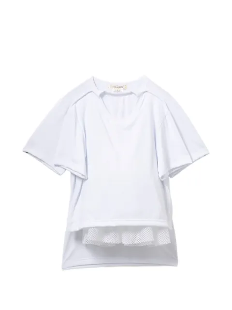 Comme Des Garçons layered T-shirt White GQT023