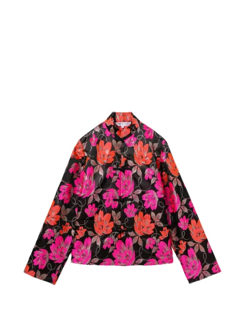 Comme Des Garçons Comme Des Garçons floral-pattern jacket Black RQJ031