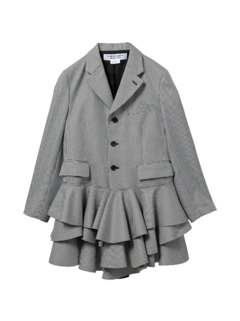 Comme Des Garçons Comme Des Garçons pied-du-poul blazer Black RQJ007