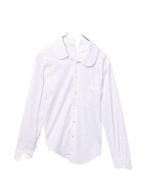 Junya Watanabe peter pan collar pocket shirt White JQB015