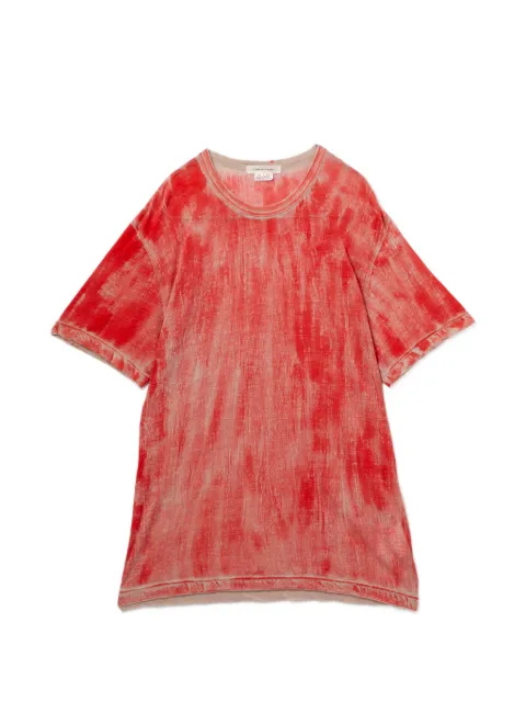 Comme Des Garçons distressed-effect T-shirt Red CAXTEGQT029XQIVP00L