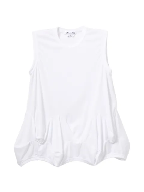 Comme Des Garçons Comme Des Garçons crew-neck top White CCXTKRQT004XQWHX00S