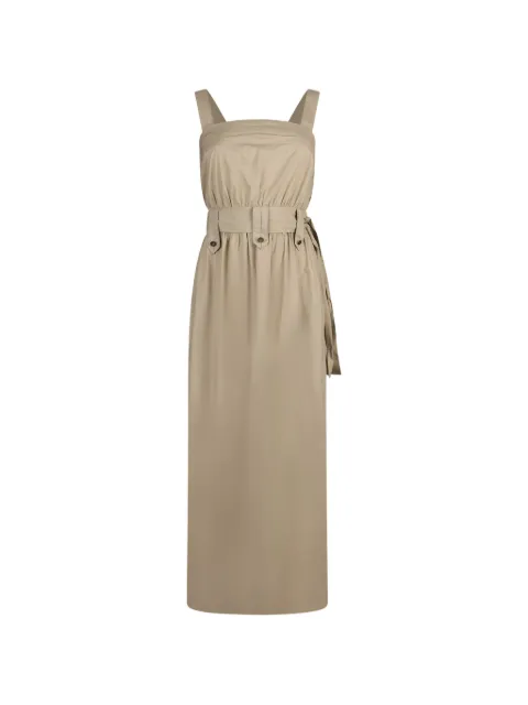 LIU JO long poplin dress Neutrals WA6312T4853