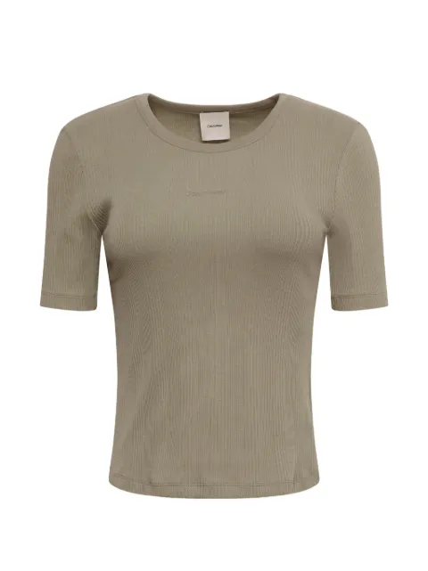 Calvin Klein ribbed T-shirt Green LV044F211GPEZ