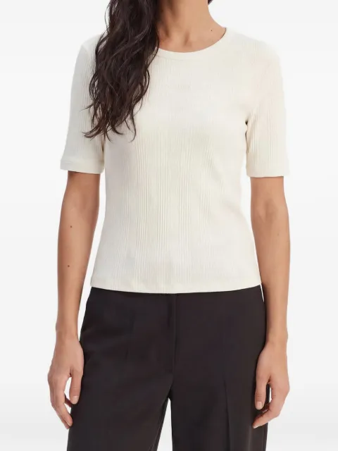 Calvin Klein ribbed T-shirt Neutrals LV044F211GYAS