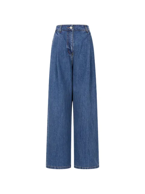 TOMBOY buttoned cotton jeans Blue 9106262772