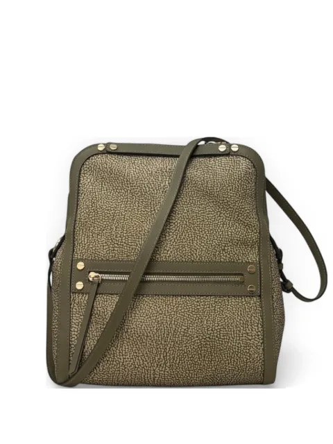 Borbonese small Frame cross body bag Green 91010221AH1