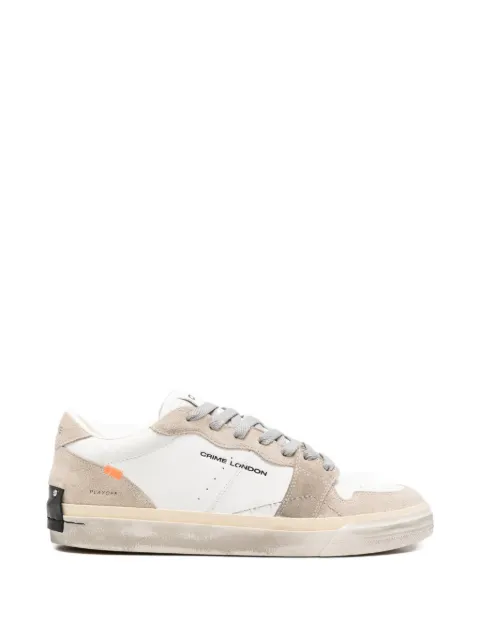 Crime London panelled sneakers White 19504PP8