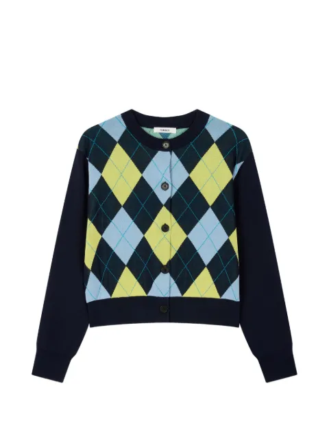TOMBOY argyle cardigan Blue 9106151102