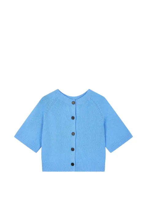 TOMBOY buttoned short-sleeve cardigan Blue 9106251203