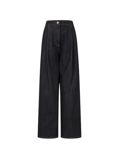 TOMBOY tuck denim trousers Black 9106262772
