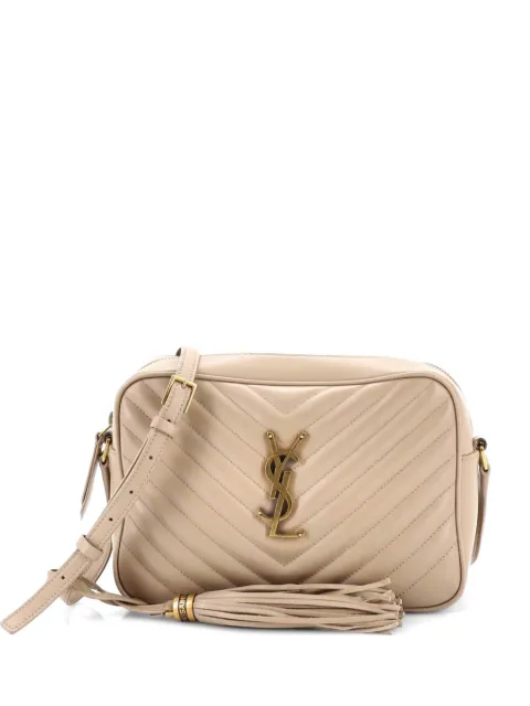 Saint Laurent Pre-Owned Lou Camera Bag Matelasse Chevron Leather Small crossbody bag Neutrals 4RBBT8MGYUPNGSTM