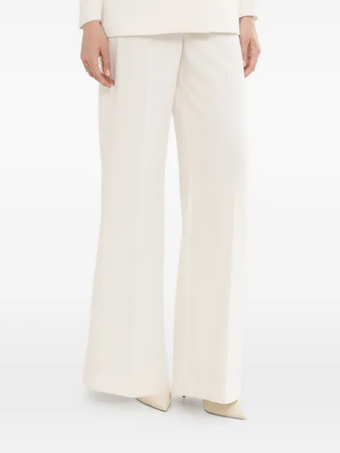 NISSA high-waisted wide-leg trousers Neutrals P1354