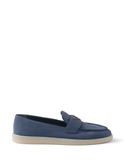 Prada nubuck loafers Blue 1D222NFB025037