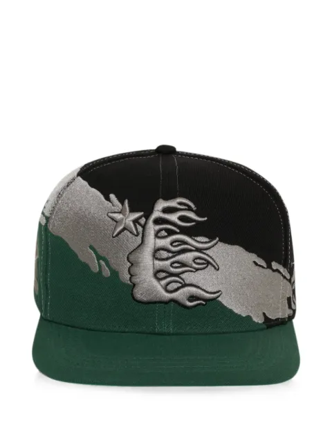 HELLSTAR embroidered snapback cap Black HSR215