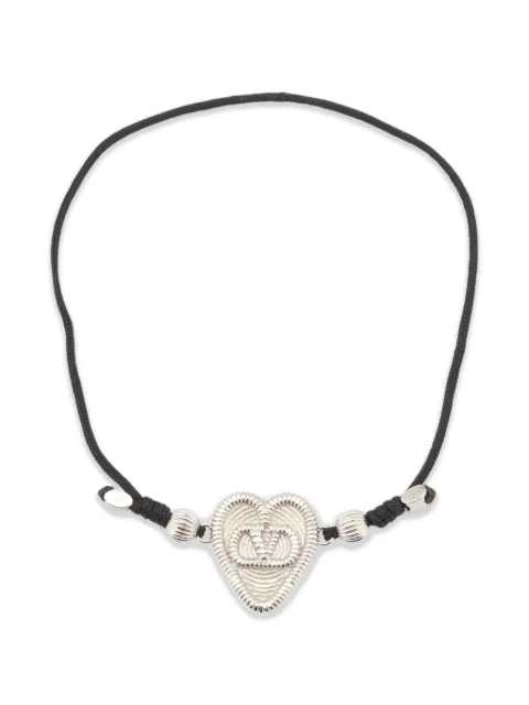 Valentino Garavani heart-charm bracelet Silver YJ0Z58ZWZ