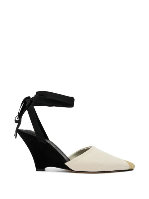 Jacquemus pointed toe tie sandals Neutrals FOW00196AW00064