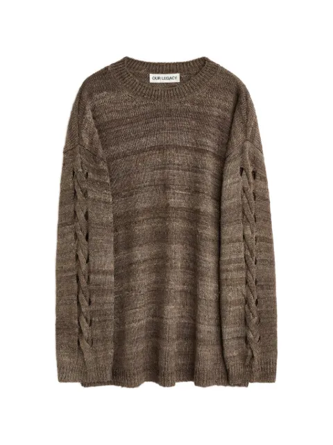 OUR LEGACY crew-neck sweater Brown M2263PW