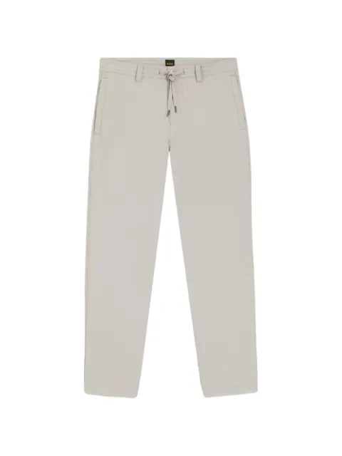 BOSS drawstring-waist chino trousers Grey 50555049