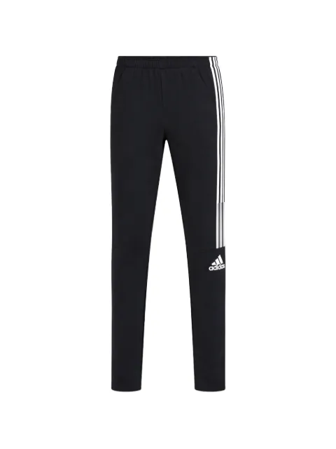adidas stripe elasticated track pants Black FL3984