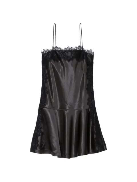 3.1 Phillip Lim Cami lace-trim mini dress Black S26191094SKY