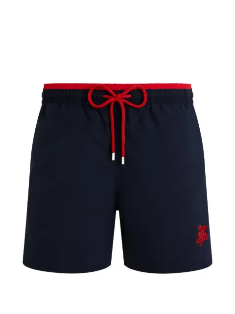Vilebrequin drawstring elasticated-waistband swim shorts Blue MOKU3A01