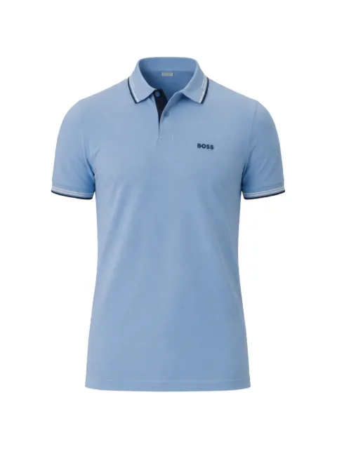BOSS striped polo shirt Blue 50506193