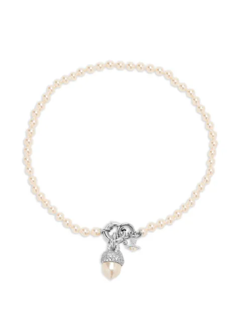 Vivienne Westwood Lucille pearl necklace Silver 63010147