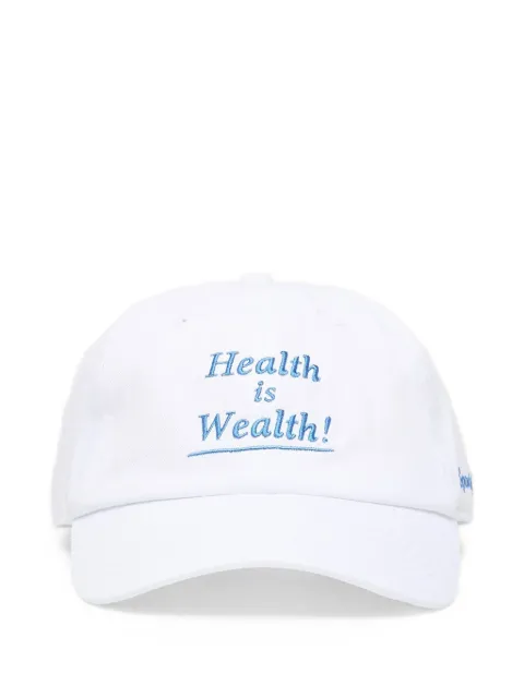 Sporty & Rich embroidered cap White AC07967006WH011