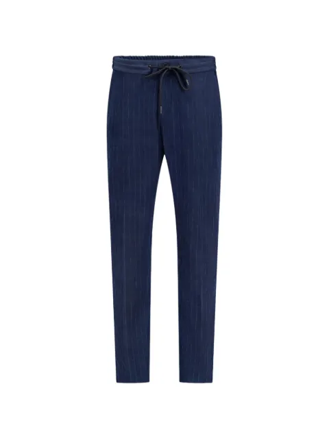 Tombolini drawstring pinstripe trousers Blue PL31ILVXR780