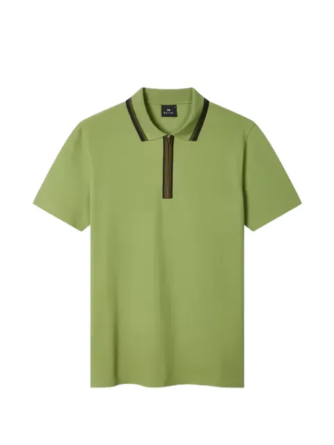 Paul Smith zip-fastening polo shirt Green M2R322YV21511