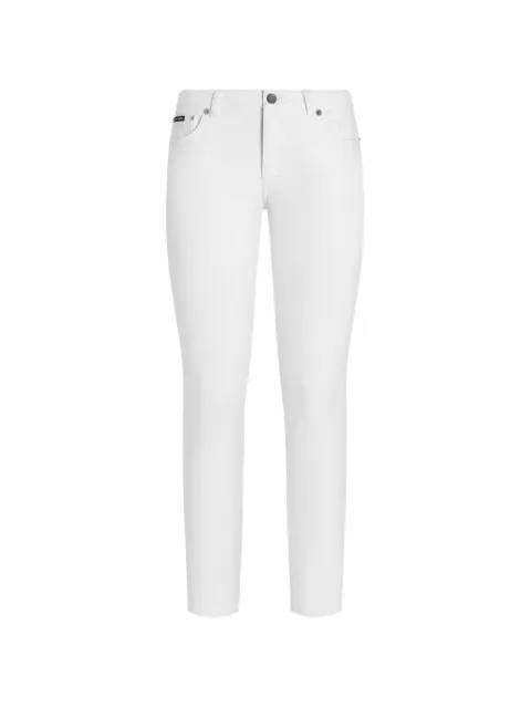 Dolce & Gabbana 5-pocket stretch denim trousers White FTC68DG8OT5
