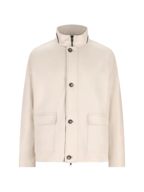 Herno flap pockets high-neck jacket Neutrals GI000594U381271985