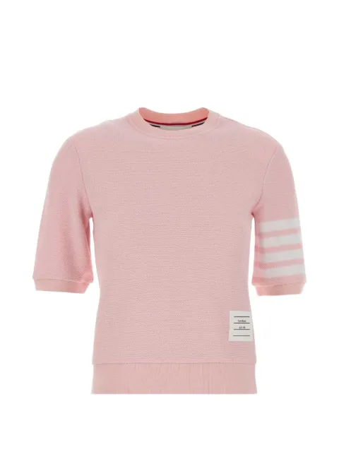 Thom Browne crew-neck T-shirt Pink FJS222AJ0248