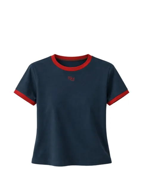 Reformation crew-trim T-shirt Blue 1309586NIO