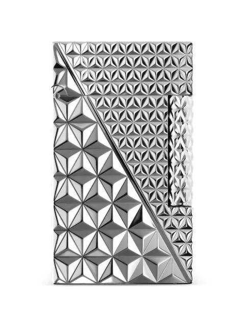 S.T. Dupont Ligne 2 patterned lighter Silver DC16645