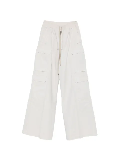 Rick Owens DRKSHDW cargo jumbo trousers White DU01F4398CVS