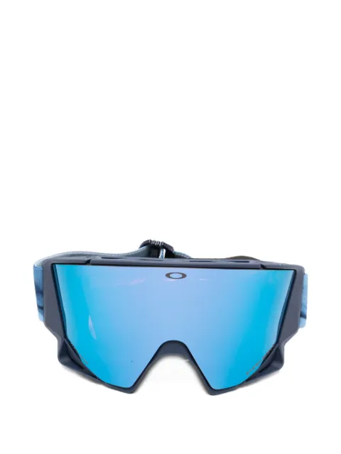 Oakley Flow Scape logo-print ski goggles Blue 0OO7147