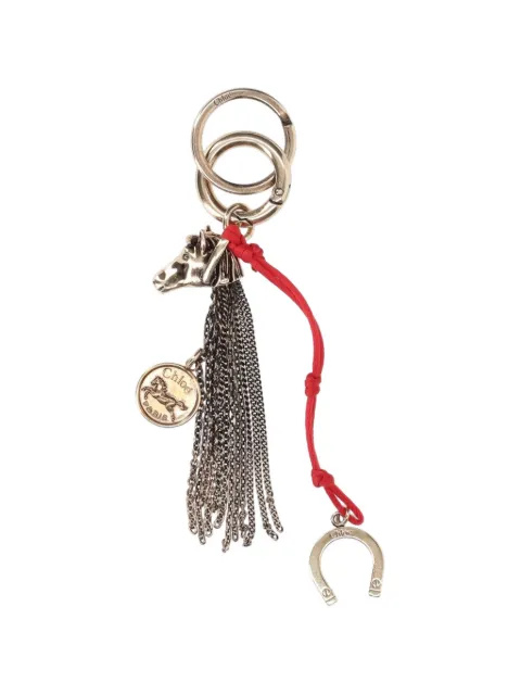 Chloé chain horse bag charm Gold CH26SK204CB7