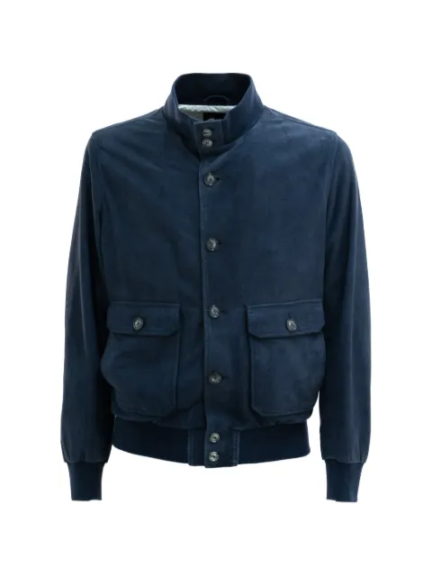 Barba button pocket jacket Blue VERMONT53200