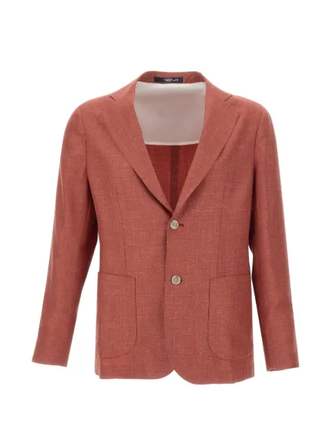 Barba Easy J Mono lapel blazer Red 530630055