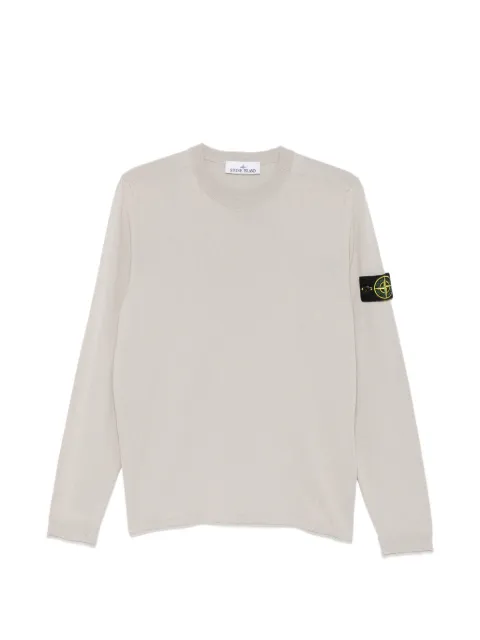 Stone Island 5100062 light raw hand organic cotton sweatshirt Grey L1S155100062S00B9