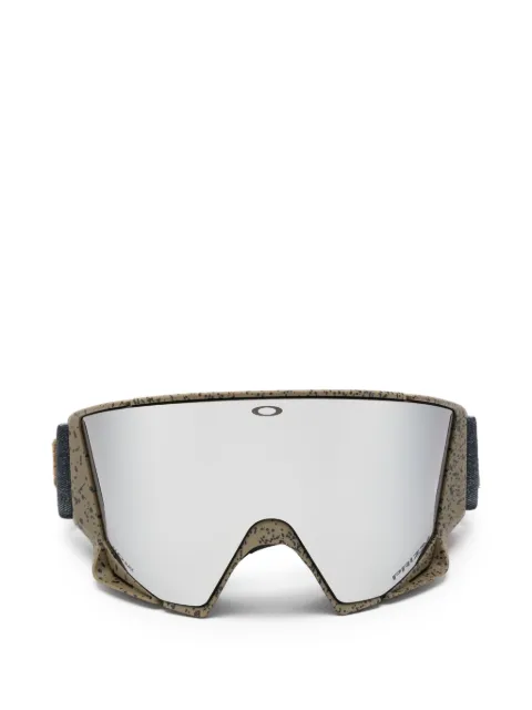 Oakley large Flow Space geometric-frame ski goggles Blue 0OO7145