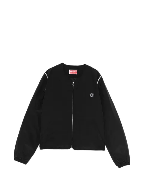 Kenzo Bloke Flower 2.0 zip logo jacket Black FG52BL2509NT