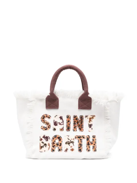 MC2 Saint Barth fringed-detail tote bag White COL0001